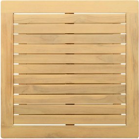 vidaXL Τραπεζάκι Πλευράς Φυσικό Λάδι 45 x 45 x 45 cm