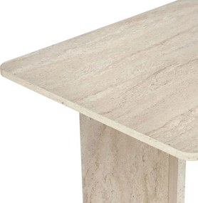 Τραπέζι Linza Megapap χρώμα travertine 180x90x75εκ.