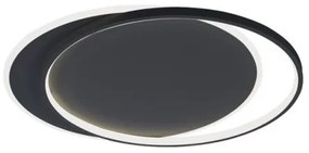 Πλαφονιέρα Φωτιστικό Οροφής LED 43W IP20 3000K Evelyn Viokef 4301901 Μαύρο