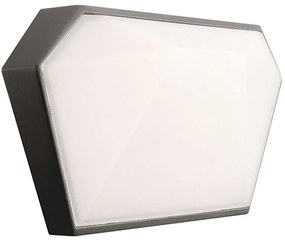 Φωτιστικό Τοίχου - Απλίκα Lizio LG8203G 24x5,8x12,9cm Led 400lm 10W 3000K Dark Grey Aca