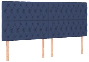 ΚΡΕΒΑΤΙ BOXSPRING ΜΕ ΣΤΡΩΜΑ ΜΠΛΕ 180X200 ΕΚ. ΥΦΑΣΜΑΤΙΝΟ 3131695