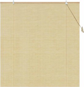 vidaXL Ρόλερ (στόρι) Φυσικό 160 x 160 cm Μπαμπού