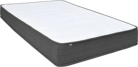 vidaXL Κρεβάτι Boxspring Σκούρο Γκρι 160 x 200 εκ. Υφασμάτινο
