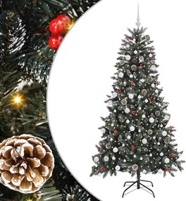 vidaXL Τεχνητό Χριστουγεννιάτικο Δέντρο με 300 LED Πράσινο 180 cm