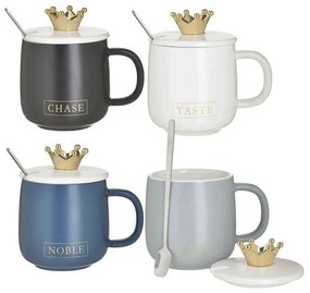 Κούπα (Σετ 4Τμχ) 6-60-399-0006 350ml Multi Click Ceramic
