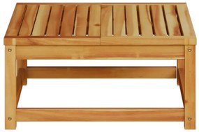 vidaXL Τραπέζι Κήπου 63 x 63 x 30 εκ. από Μασίφ Ξύλο Ακακίας