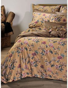 Σεντόνια Υπέρδιπλα (Σετ) Down Town 826 Gold Flower