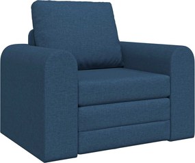 vidaXL Κρεβάτι καναπές Μπλε 98 x 71 x 83 εκ. ύφασμα