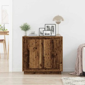 vidaXL Πλαϊνό γραφείο Παλιό ξύλο 80 x 40 x 75 εκ. Επεξεργασμένο ξύλο