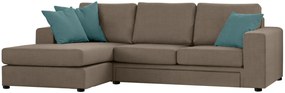 Γωνιακός καναπές Lina plus-Gkri Anoixto-265 x 150 εκ.-Δεξιά