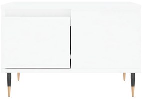 vidaXL Τραπεζάκι Σαλονιού Λευκό 55x55x36,5 εκ. από Επεξεργασμένο Ξύλο