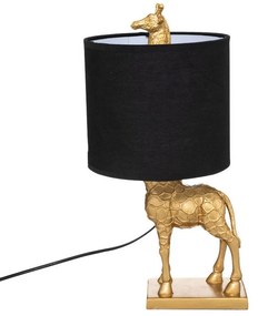 Επιτραπέζιο Φωτιστικό Giraffe 199-000477 Ε27 22.5x20x42cm Black-Gold