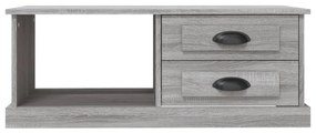 vidaXL Τραπεζάκι Σαλονιού Γκρι Sonoma 90x50x35 εκ. Επεξεργασμένο Ξύλο