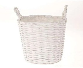 Καλάθι Με Νάιλον 012.862464131 Φ16,5x13cm Ψάθινο White Mat