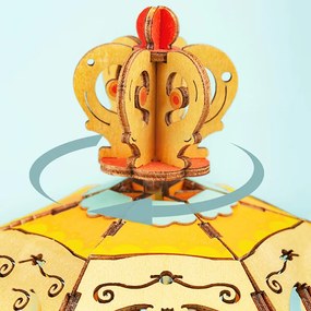 Music box Robotime Pumpkin Carriage Rolife DIY