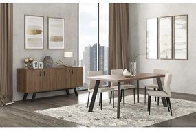 Savvidis Furniture  Μπουφές 180x44.5x85 Μελαμίνη Nο2 Νέο Καρυδί BEST-8080413