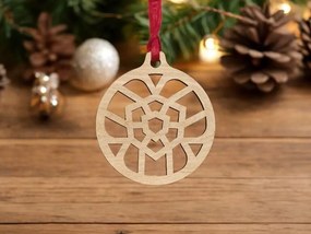 Σετ των 3 Intra απο ξύλο plywood 3mm-4mm πάχος – Ξύλινο χριστουγεννιάτικο μπιχλιμπίδι 20x25 cm INTRAVECTRY-MY545338