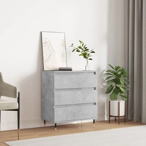 vidaXL Ντουλάπι Γκρι Σκυροδέματος 60x35x70 εκ. Επεξεργασμένο Ξύλο