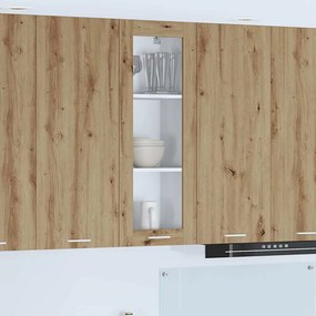 vidaXL Κρεμαστό ντουλάπι Artisan Oak 40 x 31 x 100 εκ.