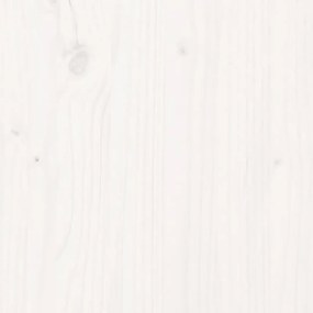 vidaXL Ντουλάπι Λευκό 210 x 35 x 80 εκ. από Μασίφ Ξύλο Πεύκου