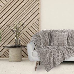 Κουβέρτα Fleece Καναπέ 130x170εκ. Blankets 1359 Γκρι Das Home