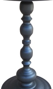 Βοηθητικό τραπέζι Anesor pakoworld μέταλλο σε μαύρη απόχρωση Φ40x52εκ