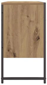 vidaXL Ντουλάπι νιπτήρα μπάνιου Δρυς τεχνίτης 80x33x60 cm