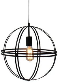 Φωτιστικό Οροφής Μονόφωτο Aca Sirena KS1483P1BK Black