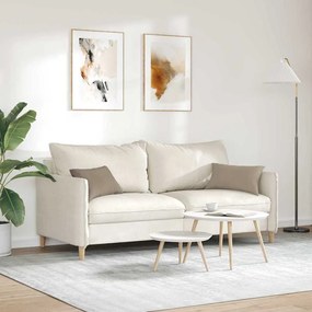 vidaXL Μαξιλάρι Καναπέ 2 pcs Taupe 50 x 30 cm ύφασμα