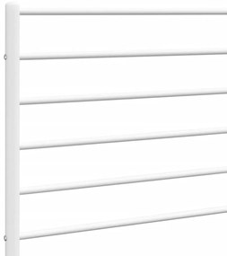 vidaXL Κεφαλάρι Λευκό 120 εκ. Μεταλλικό