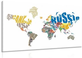 Εικόνα παγκόσμιο χάρτη από επιγραφές