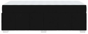 vidaXL Σκελετός Κρεβατιού με στρώμα Μαύρο 90 x 200 cm ύφασμα