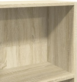 vidaXL Βιβλιοθήκη Sonoma Δρυς 60x24x143 εκ. από Επεξεργασμένο Ξύλο