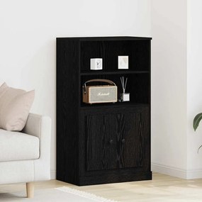vidaXL Υψηλή ντουλάπα Μαύρη Δρυός 60x35.5x103.5 εκ. Επεξεργασμένο Ξύλο