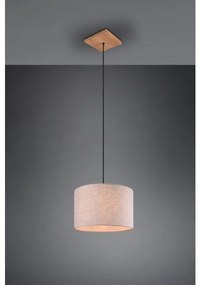 Κρεμαστό Φωτιστικό Οροφής E27 60W IP20 Elmau 302100130 Trio Lighting-302100130-Νίκελ Ματ 302100130