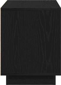 vidaXL Ντουλάπι TV 80 x 35 x 45 cm Μαύρη δρυς Επεξεργασμένο ξύλο