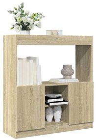 vidaXL Ντουλάπι Sonoma Δρυς 92x33x100 εκ. από Επεξεργασμένο Ξύλο