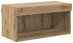 Μονάδες Τοίχου ΤV με LED 6 pcs Artisan Oak Επεξεργασμένο ξύλο