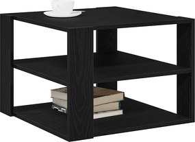 vidaXL Τραπεζάκι σαλονιού Μαύρη Δρυς 58 x 58 x 40 εκ