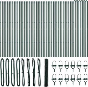vidaXL Στύλος Περιφράξεων Πράσινο 100 x 1,2 μ (50 mm πλέγμα)