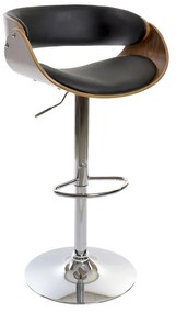 Σκαμπό DKD Home Decor Καφέ Μαύρο Kαρυδιά 54 x 53 x 101,5 cm