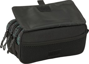 Τριπλή Κασετίνα Nerf Game Μαύρο 21,5 x 10 x 8 cm