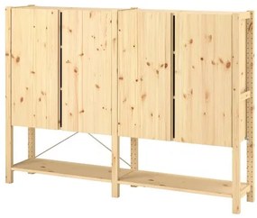 IVAR 2 τμήματα/ράφια/ντουλάπι, 174x30x124 cm 394.038.21