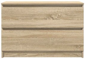 vidaXL Έπιπλο Τηλεόρασης Sonoma Δρυς 80x35x54 εκ. Επεξ. Ξύλο