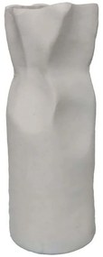 Βάζο Grantas 032555 14x13x35cm White Αλουμίνιο