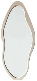Καθρέπτης Τοίχου Splatch 11-0557 80x180cm Cream Wood, Glass