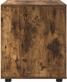 vidaXL Ντουλάπι αποθήκευσης Καπνιστό Δρύς 60 x 48 x 57 εκ