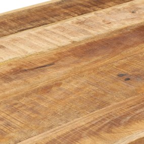 vidaXL Τραπεζαρία 140 x 70 x 75 εκ. από Μασίφ Ακατέργαστο Ξύλο Μάνγκο