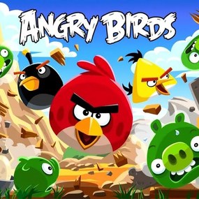 Φωτοταπετσαρία Angry birds