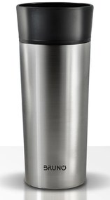 BRUNO θερμός BRN-0068, εργονομικό καπάκι, anti-slip, 360ml, ασημί